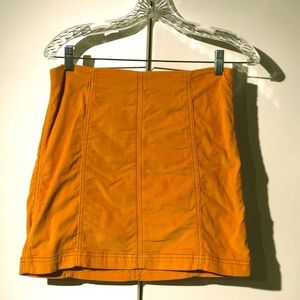 Free People Mustard Skirt Size 6